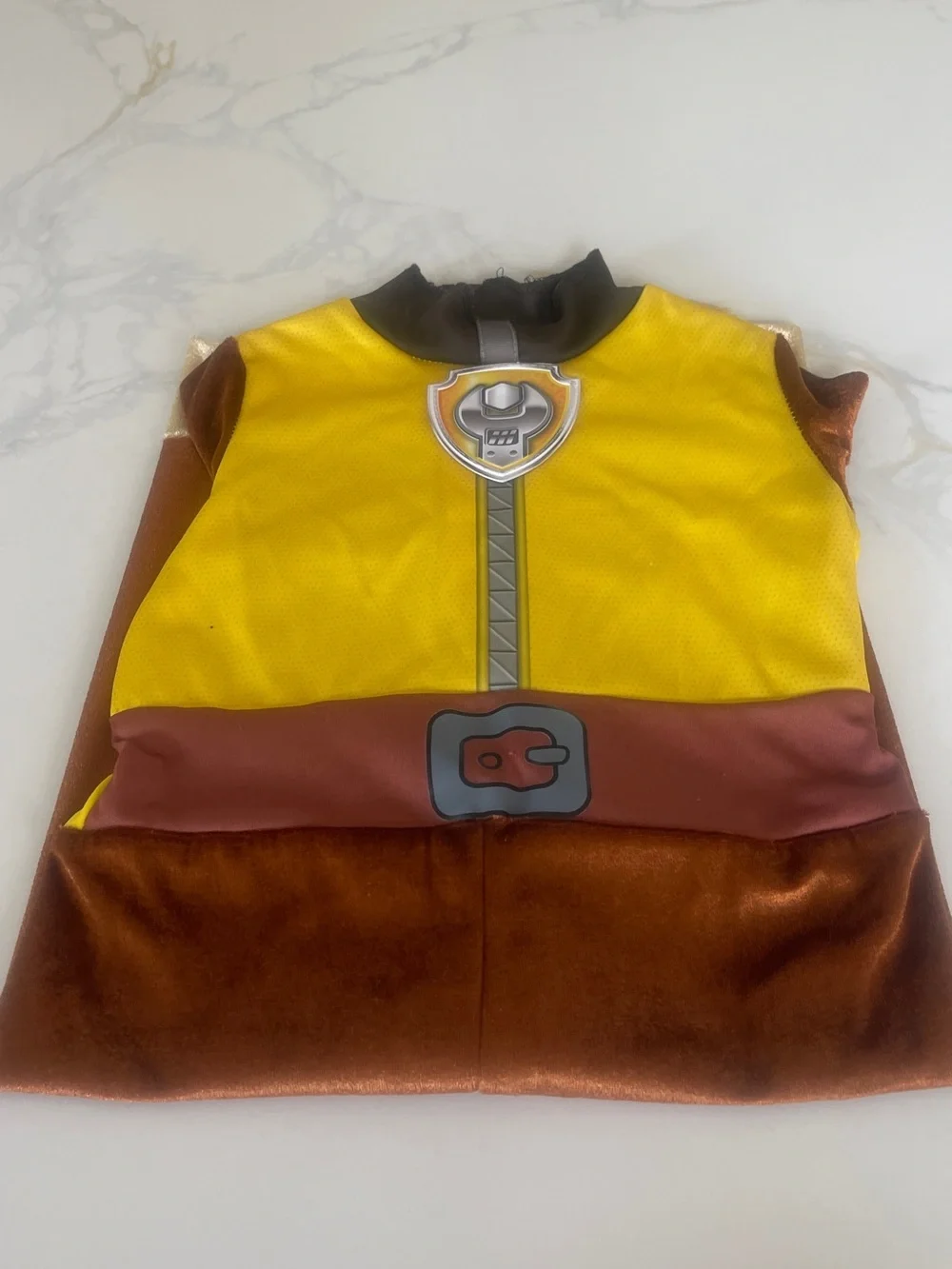 Paw Patrol Rubble Costume - Yellow & Brown